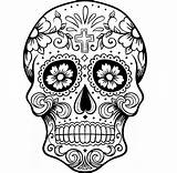 Skull Coloring Sugar Pages Scary Mexican Adult Beautiful Color Adults Print Getcolorings Printable But Forget Supplies Don Getdrawings Amp sketch template
