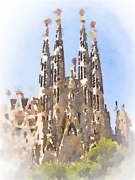 gaudis cathedral barcelona  carole ann ricketts barcelona spain travel gaudi barcelona