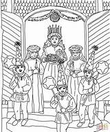 Ausmalbilder Saints Ausmalbild Fargelegging Lucie Schweden Weihnachten Sankt Sankta sketch template