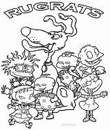Rugrats Coloring Cool2bkids Baby Charaktere sketch template
