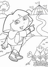 Dora Exploradora Pretende Disfrute Motivo Compartan sketch template