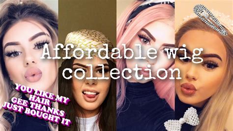 affordable wig collection amazon wigs   style  affordable wigs youtube