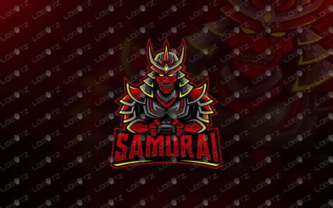 gamer samurai mascot logo gamer samurai esports logo lobotz