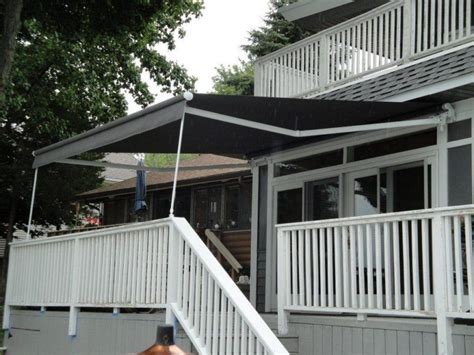 exterior retractable patio awning  largest retractable awning  motor  retractable