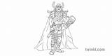 Heimdall Norse Gods Ks2 Viking Mythical Guardian sketch template