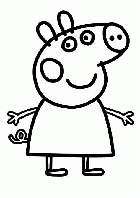 printables comment  peppa pig coloring pages  kids