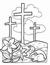 Coloring Cross Jesus Pages Carrying Printable Getcolorings sketch template