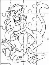 Puzzles Jigsaw Coloring Kids Printable Pages Animals Puzzle Animal Cut Activities Printables Drawing Color Para Getdrawings Getcolorings Colorir Print Puz sketch template