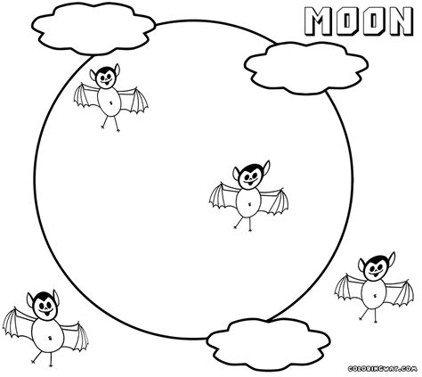moon coloring pages coloring pages    print