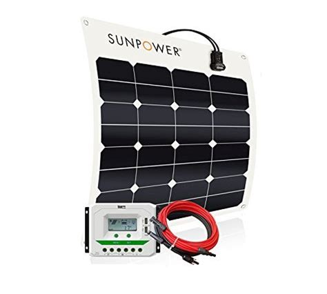 solar panel  watt  pv  grid solar kit rv boat caravan battery charger camper van