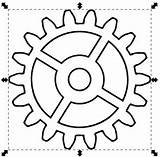 Gears Gear Steampunk Coloring Cogs Template Drawing Templates Printable Paper Pages Vbs Factory Colouring Nicu Foss Nicubunu Color Birthday 3d sketch template
