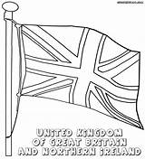 Flag Coloring British England Drawing Pages Kids Getdrawings Flags sketch template