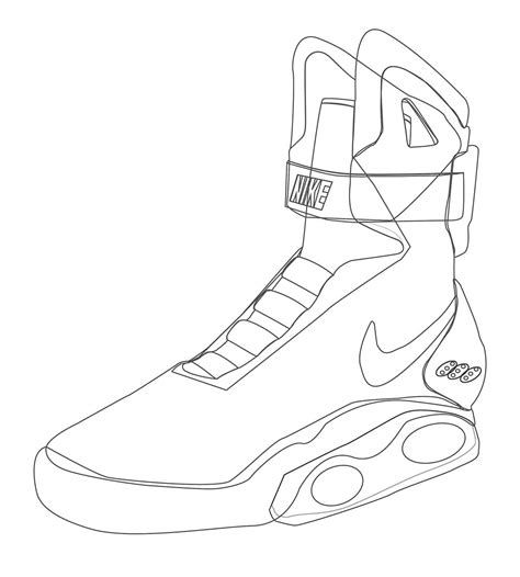 nike coloring page coloring home