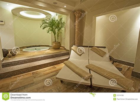private room   luxury health spa stock image image  towel plant