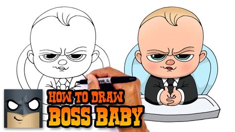 draw boss baby drawing tutorial youtube