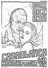 Coloring Casablanca Adult Pages Choose Board sketch template