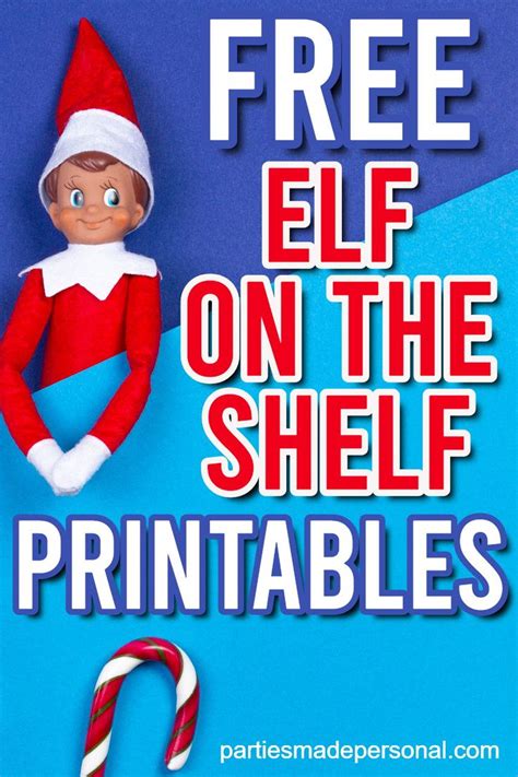 elf   shelf printables fun activities  signs awesome