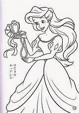 Mermaid Ariel Coloring Little Pages Printable Filminspector sketch template