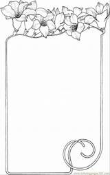Pages Frame Coloring Frames Printable Flowers Borders Color Flower Decorations Floral Border Cute Other Coouring Adult Clipartbest Supercoloring Designs sketch template