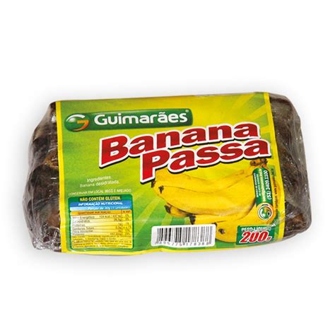 Banana Passa 200g GuimarÃes
