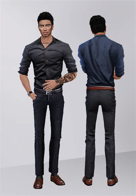 sims  clothing  males sims  updates page