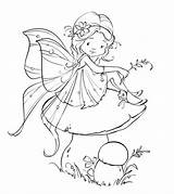 Pages Fairy Coloring Stamps Baby Digital Drawings Colouring Books Fairies Digi Nellie Sugar Adult Whimsy Fedotova Advocate Marina Google Clipart sketch template