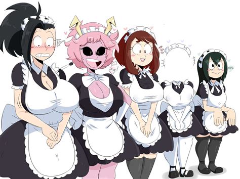 🎃jin u lantern🎃 on twitter welcome to the class 1 a s maid service