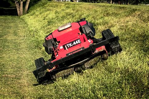 tracked slope mowers rc mowers