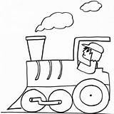Locomotiva Macchinista Treni Crescere Cose sketch template