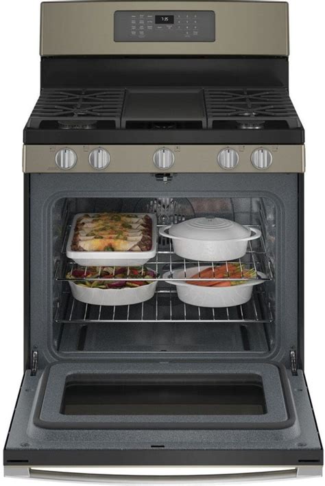 Ge® 4 Piece Printshield™ Slate Kitchen Package Gekitjgb735epes