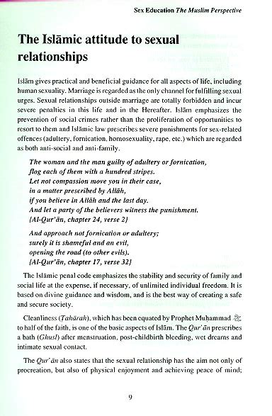 Sex Education The Muslim Perspective 3rd Edition