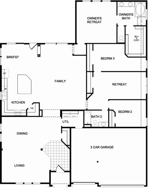 david weekley homes  txopen floorplan floor plans house plans home