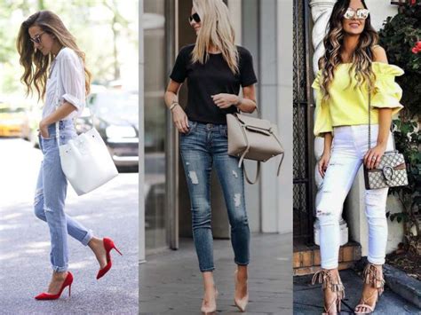 15 looks de jeans con tacones que te harán lucir arreglada en la