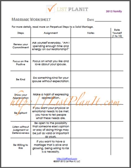 12 Marriage Worksheet Marriage Help Counseling Marriage