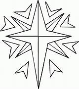 Star Coloring Pages Christmas Nativity Getcolorings Comments Color Library Clipart sketch template