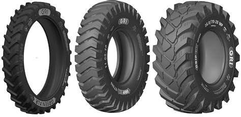 gri introduces  agricultural construction tires tire business