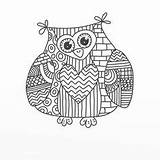 Coloring Pages Owl Doodle Printable Print Kids Abstract Kleurplaten Doodles Cool Owls Colouring Color Romero Online Colour Britto Cute Sheet sketch template