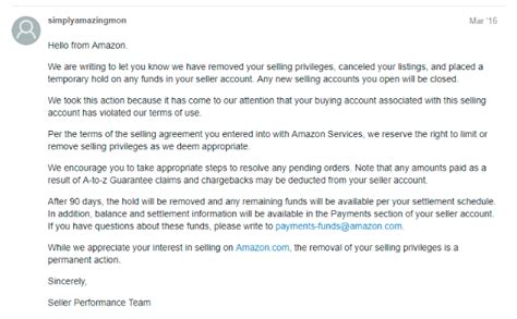 avoid  appeal amazon account suspension
