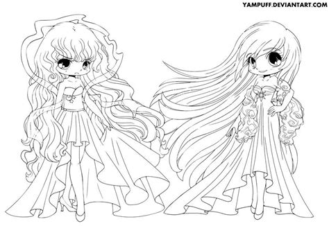 anime sister coloring pages