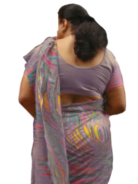 indian aunty saree back image 4 fap