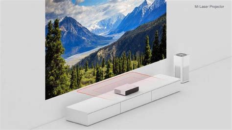 xiaomi ultra short focus laser projector hits  lowest price
