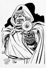 Doom Byrne Villains Commission sketch template