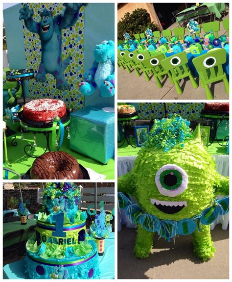 ideas  monster  birthday party home family style  art ideas