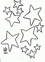 Coloring Star Stars Pages Template Drawing Printable Clipart Line Print Kids Cartoon Moon Shooting Templates Colouring Blank Outline Sheet Cliparts sketch template
