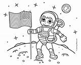 Coloring Pages Space Astronaut Monroe Marilyn Moon Outer Kids Printable Printables Spaceman Flag Physiology Anatomy Watson Emma Print Cool Getdrawings sketch template