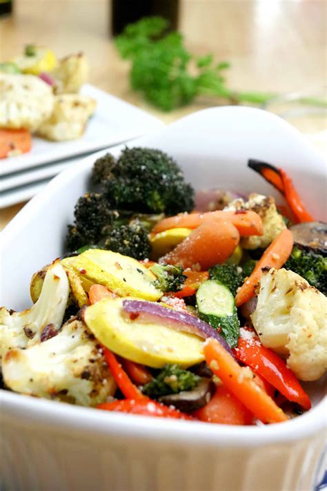 delicious  easy air fryer roasted vegetables recipe