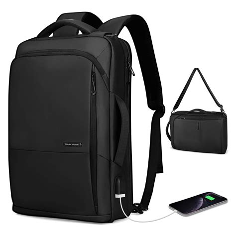 markryden slim laptop backpack  backpack  usb charging port water resistant school