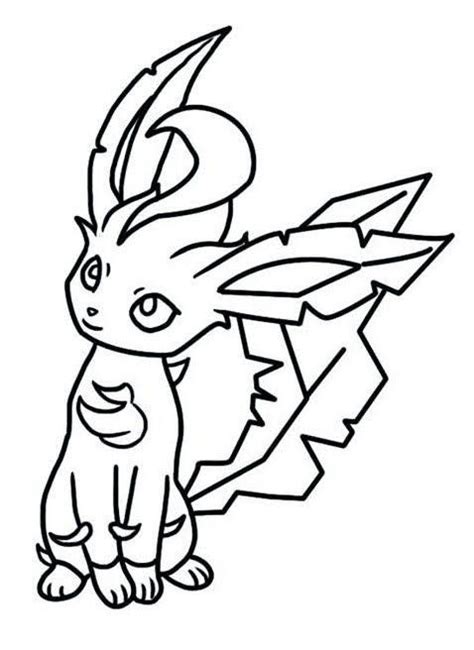 leafeon pokemon eevee evolutions  color pokemon coloring pages