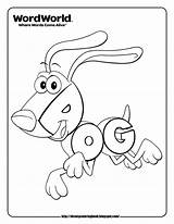Coloring Pages Word Dog Year Old Sheets Wordworld Disney Kids Color Printables Printable Preschool Potatoes Junior Pbs Drawing Colouring Words sketch template