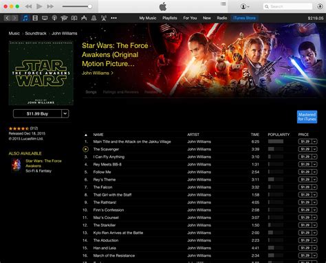 star wars  force awakens soundtrack